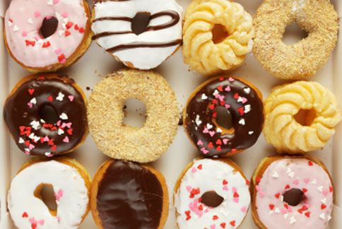 甜甜圈是反式脂肪的一大陷阱地雷。（圖片／取材自美國《TIME》網站）
